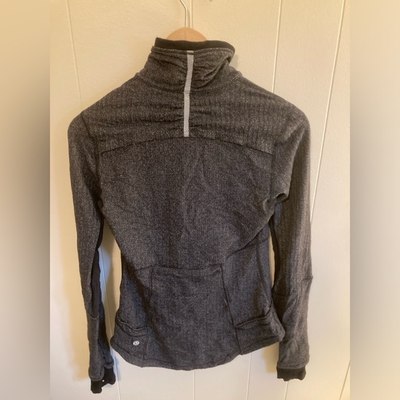 Lululemon wool-blend Define 3/4 zip jacket - herringbone - women’s 6 - Picture 2 of 8